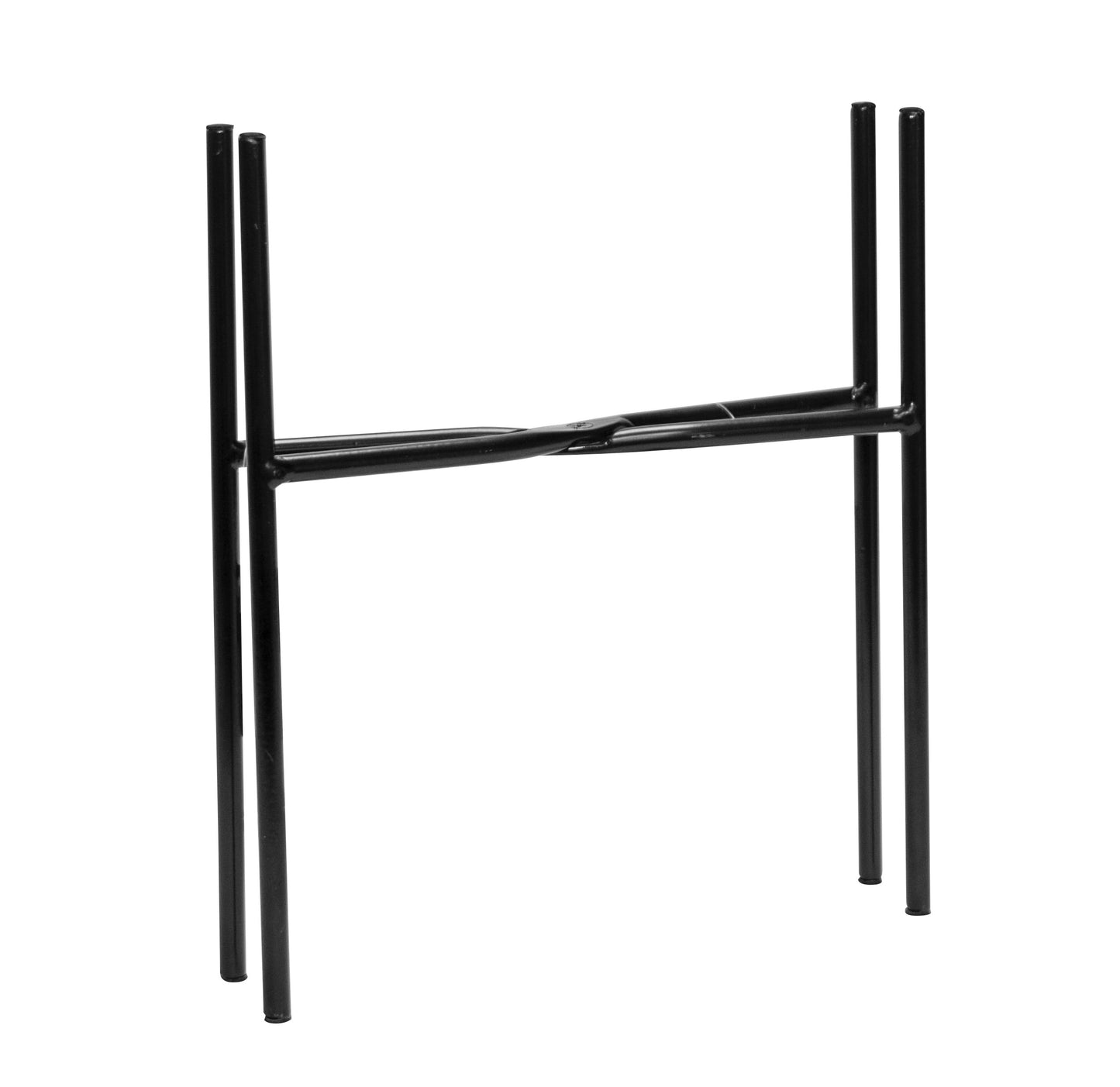 8 Inch Black Metal Versatile Plant Stand