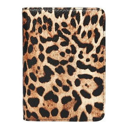 Luxury Passport Holder Cover Case | PU Vegan Leather RFID Travel Organizer Card Holder - Leopard