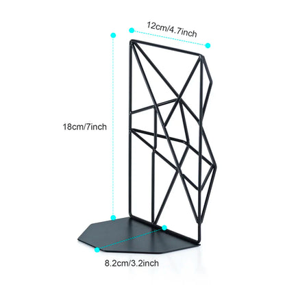 Metal Non-Skid Bookends