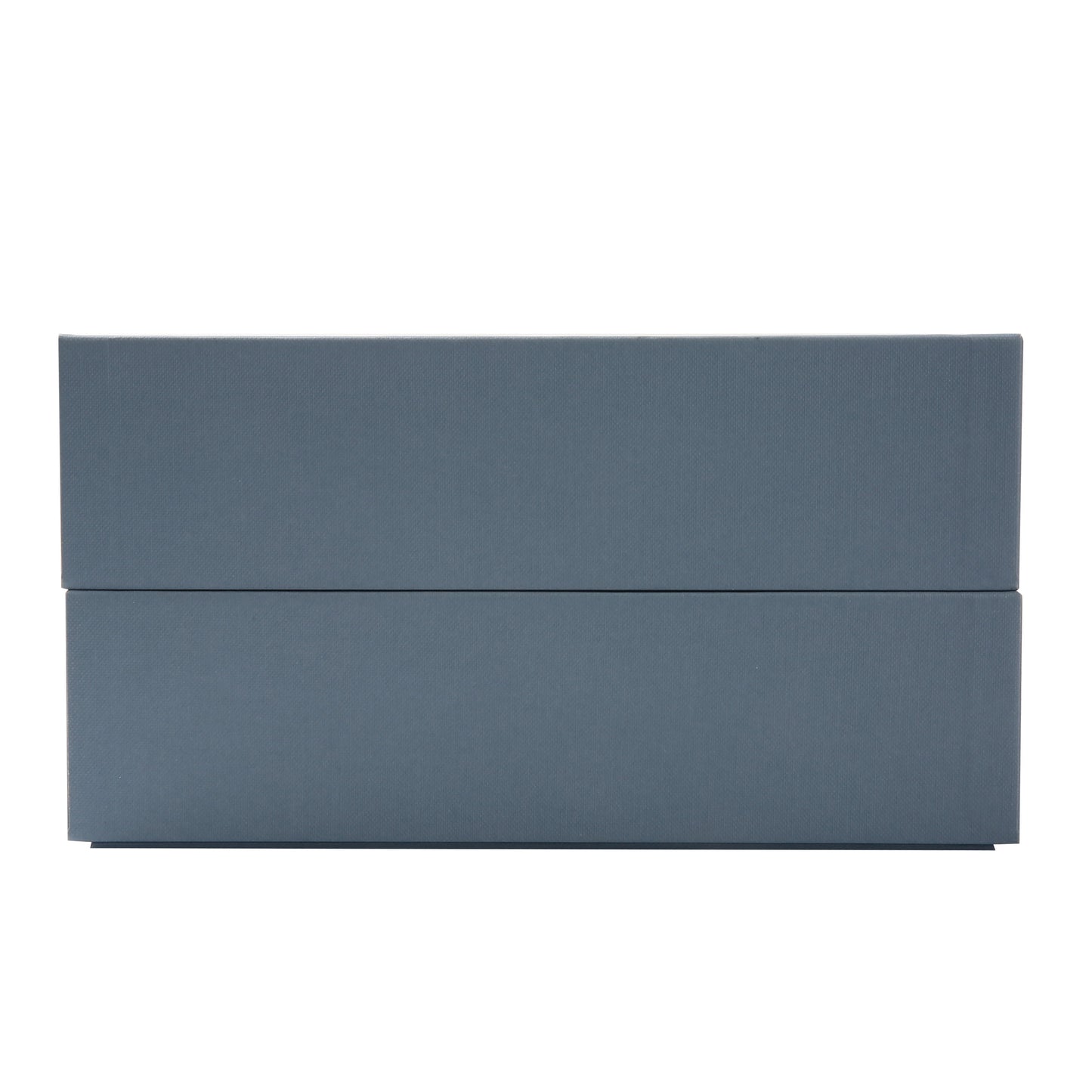 2 Piece Set Paperboard Paper Tray Desk Organizer Blue Linen