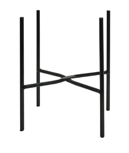 8 Inch Black Metal Versatile Plant Stand